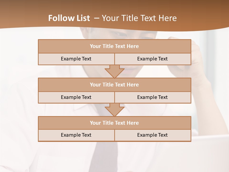 Portrait Computer Japanese PowerPoint Template