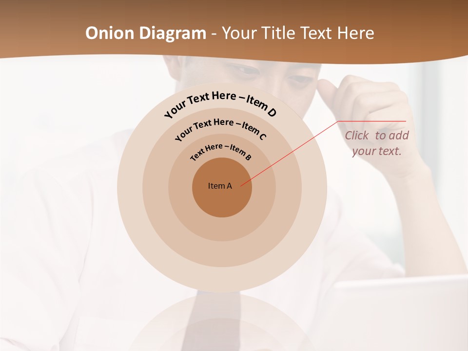 Portrait Computer Japanese PowerPoint Template