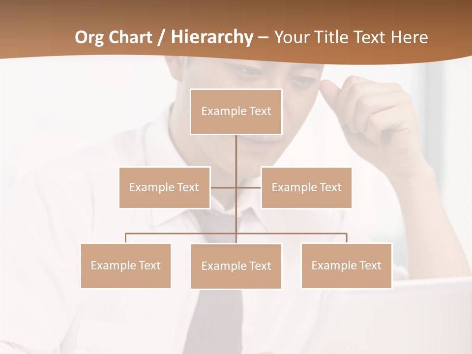 Portrait Computer Japanese PowerPoint Template