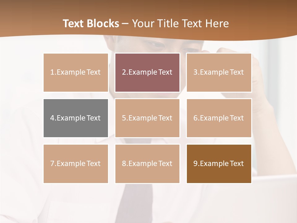 Portrait Computer Japanese PowerPoint Template