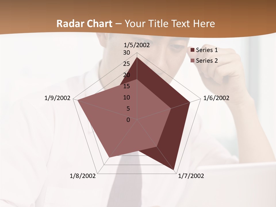 Portrait Computer Japanese PowerPoint Template