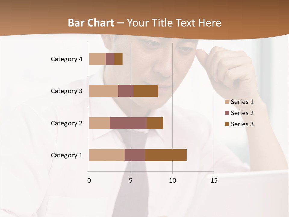 Portrait Computer Japanese PowerPoint Template