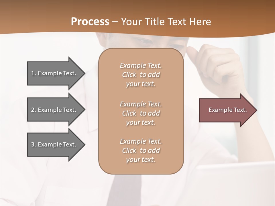 Portrait Computer Japanese PowerPoint Template