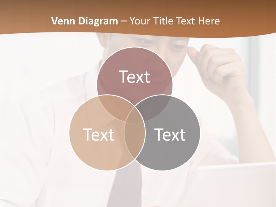 Portrait Computer Japanese PowerPoint Template