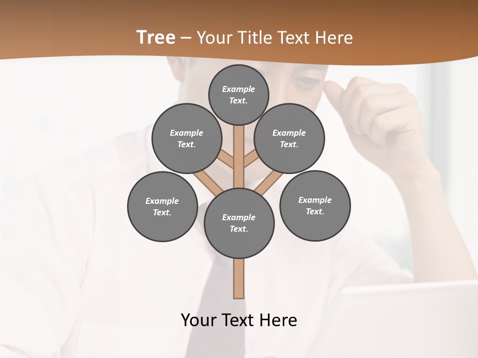 Portrait Computer Japanese PowerPoint Template