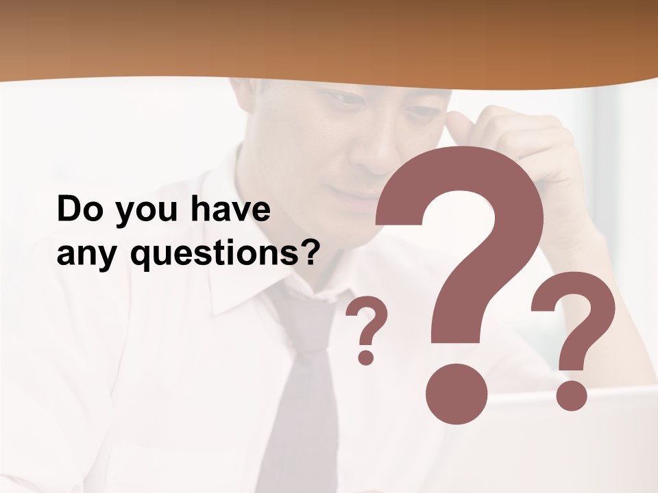 Portrait Computer Japanese PowerPoint Template