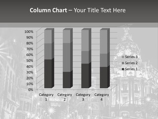 Madrid Statue Center PowerPoint Template