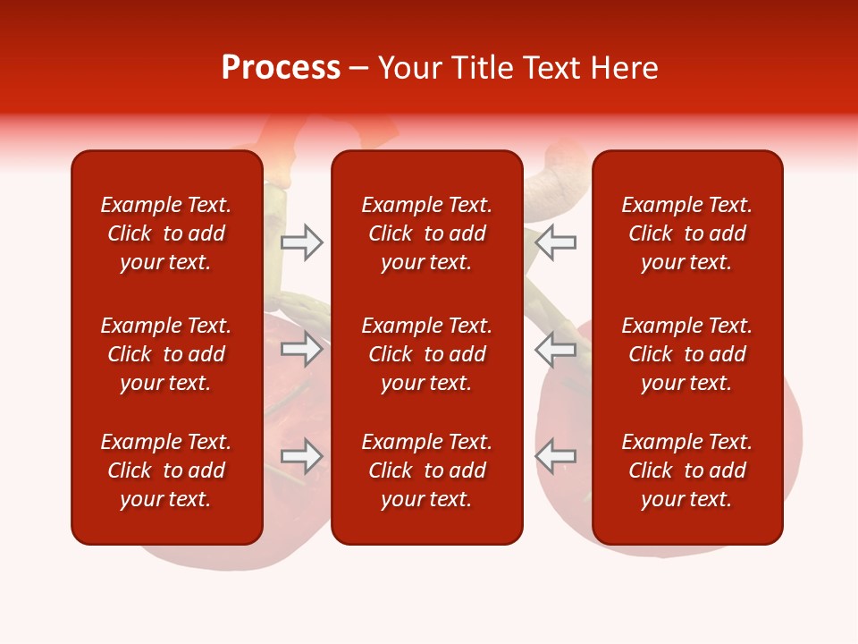 A Picture Of A Tomato And Asparagus On A White Background PowerPoint Template
