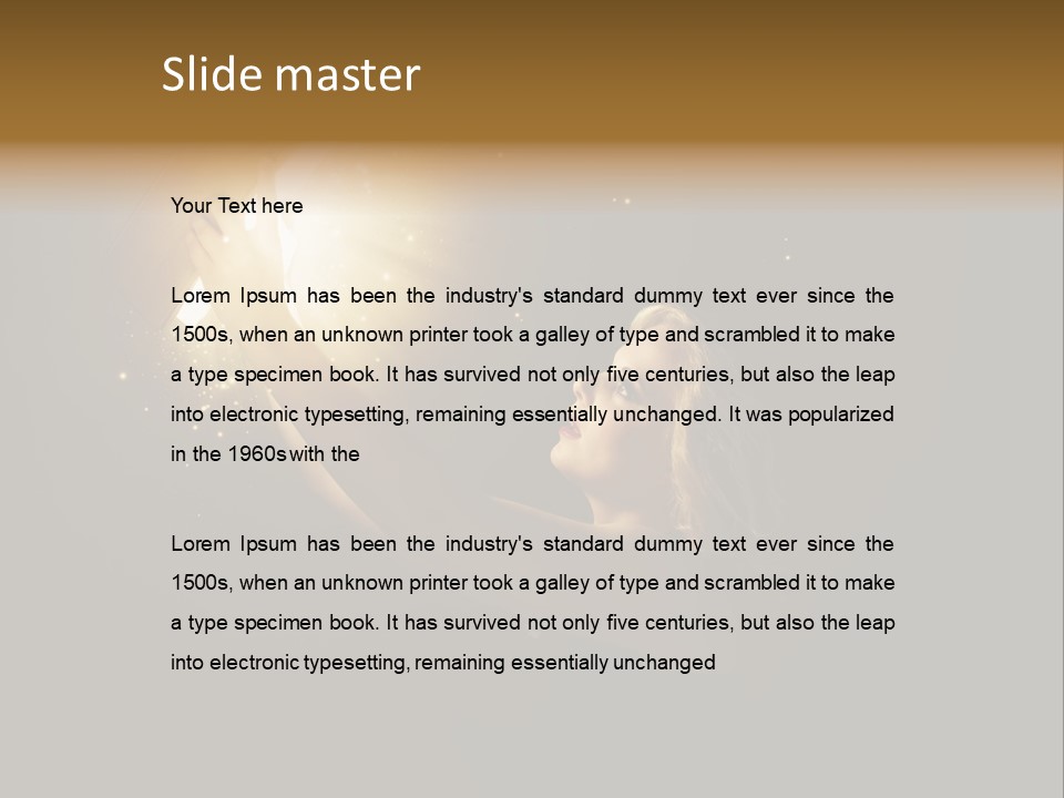 Classroom Group Five People PowerPoint Template