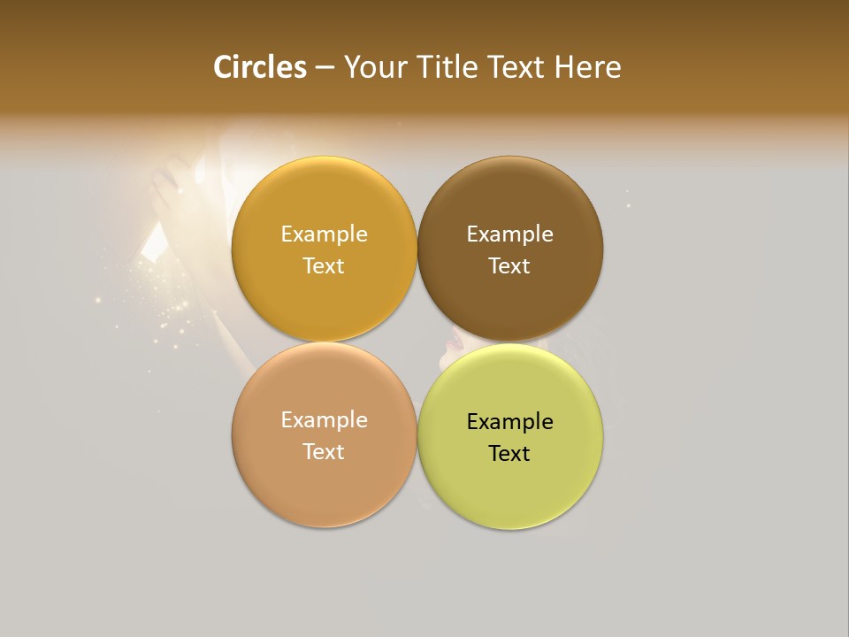 Classroom Group Five People PowerPoint Template