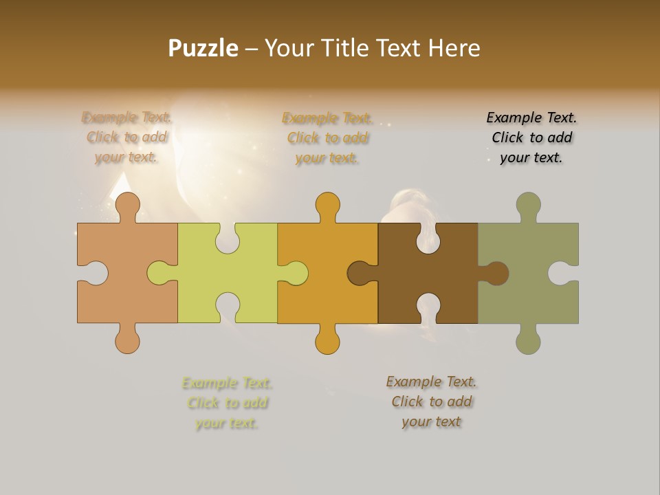 Classroom Group Five People PowerPoint Template