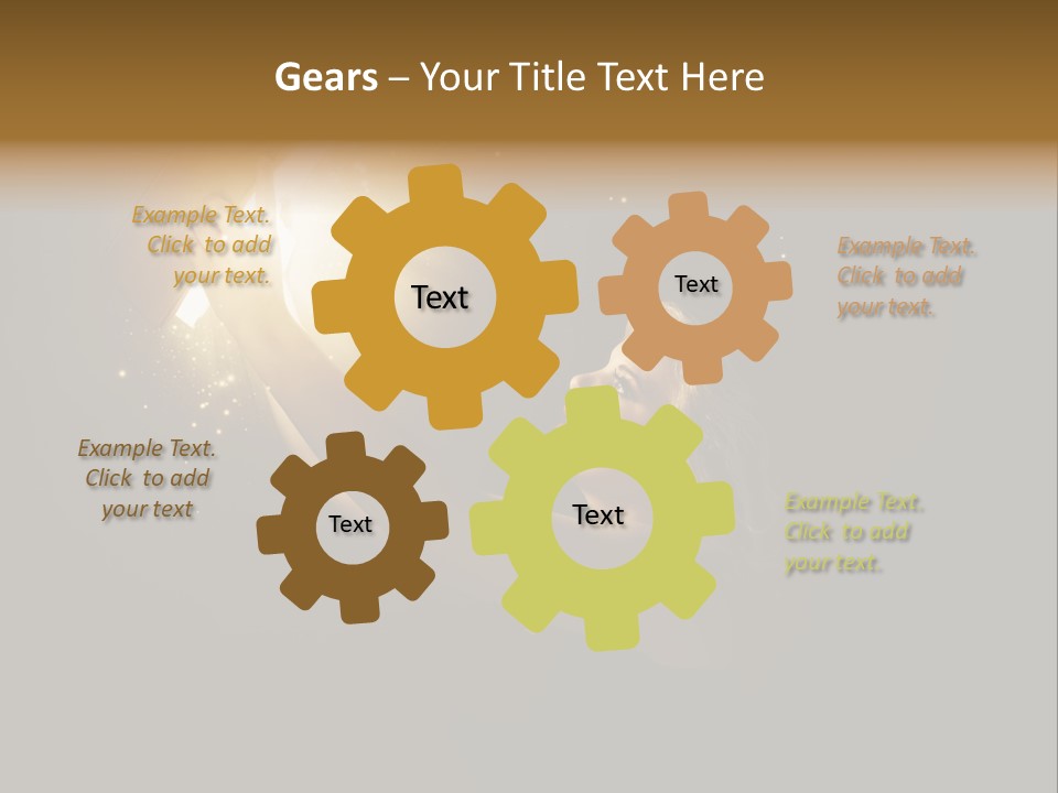 Classroom Group Five People PowerPoint Template