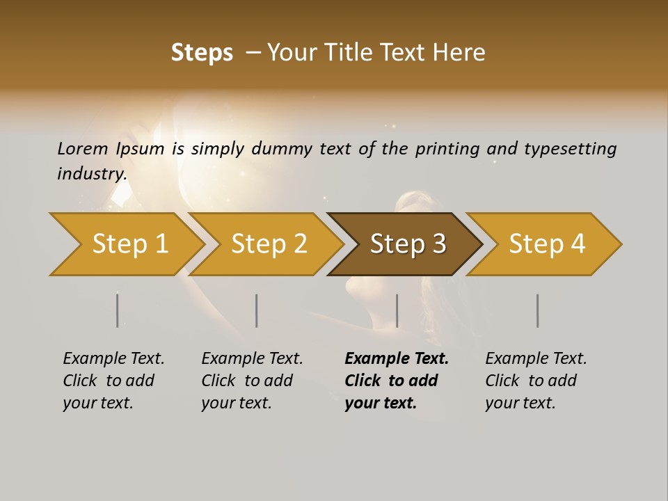 Classroom Group Five People PowerPoint Template