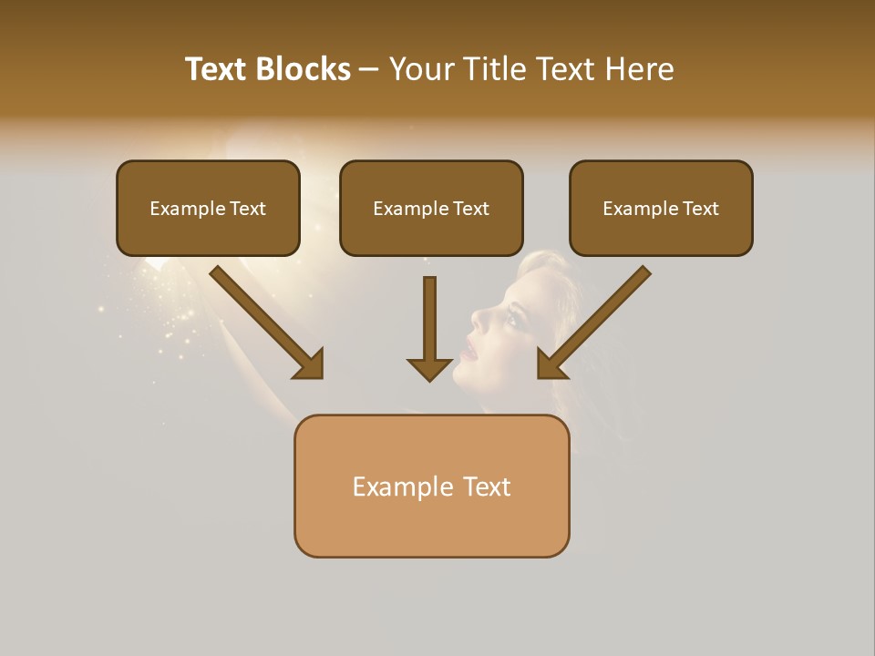 Classroom Group Five People PowerPoint Template