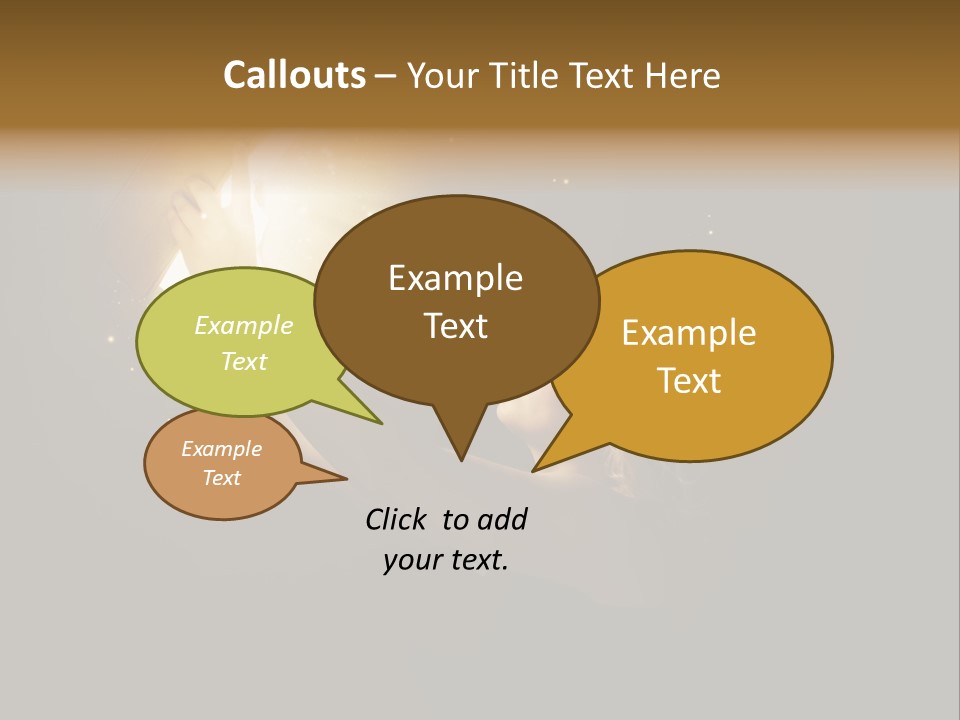 Classroom Group Five People PowerPoint Template