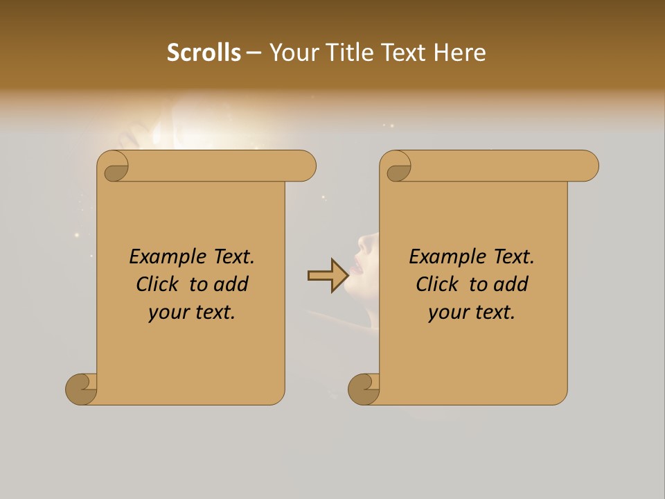 Classroom Group Five People PowerPoint Template