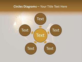 Classroom Group Five People PowerPoint Template