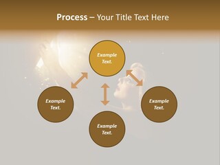Classroom Group Five People PowerPoint Template