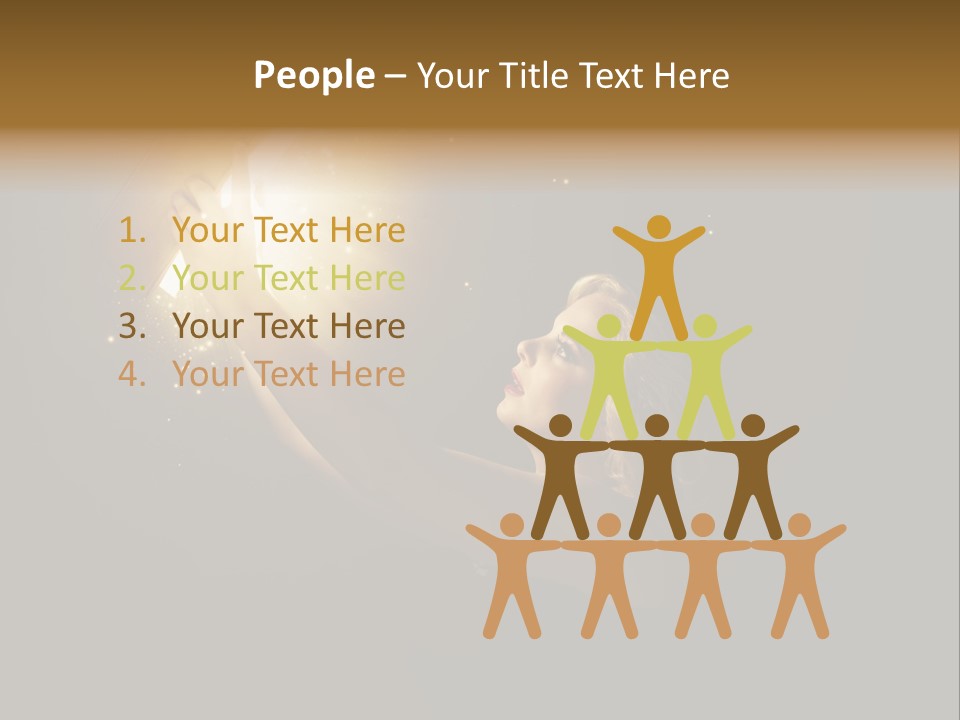 Classroom Group Five People PowerPoint Template
