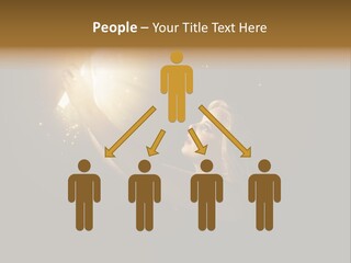 Classroom Group Five People PowerPoint Template