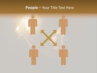 Classroom Group Five People PowerPoint Template