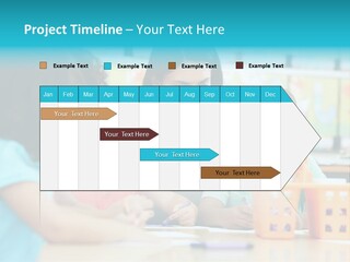 Classroom Group Five People PowerPoint Template