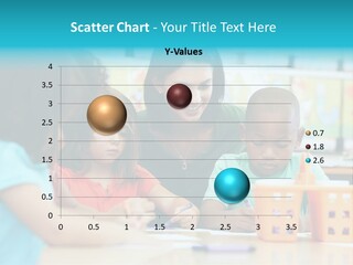 Classroom Group Five People PowerPoint Template