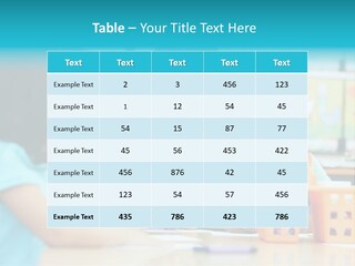 Classroom Group Five People PowerPoint Template