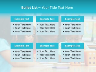 Classroom Group Five People PowerPoint Template