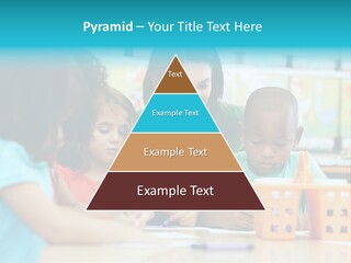 Classroom Group Five People PowerPoint Template