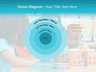 Classroom Group Five People PowerPoint Template