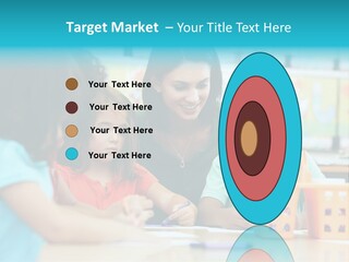 Classroom Group Five People PowerPoint Template