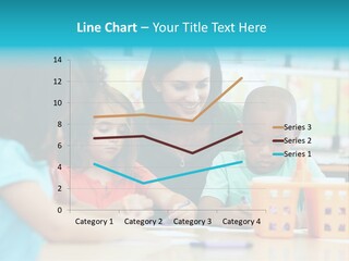 Classroom Group Five People PowerPoint Template