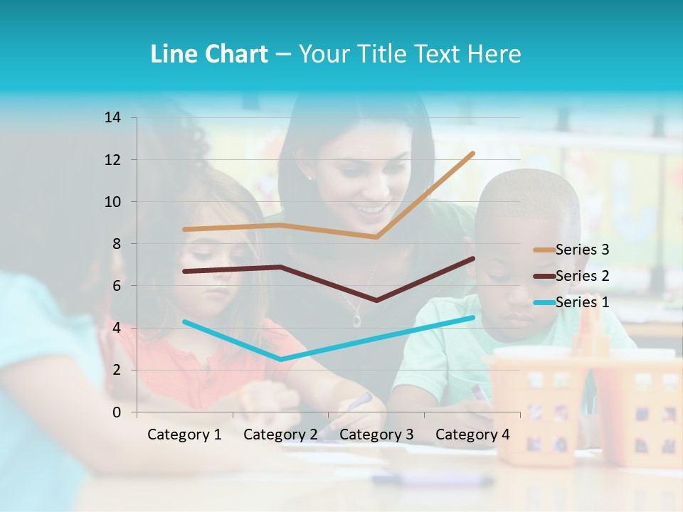 Classroom Group Five People PowerPoint Template