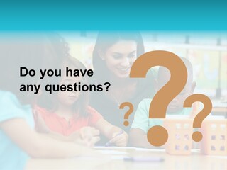 Classroom Group Five People PowerPoint Template