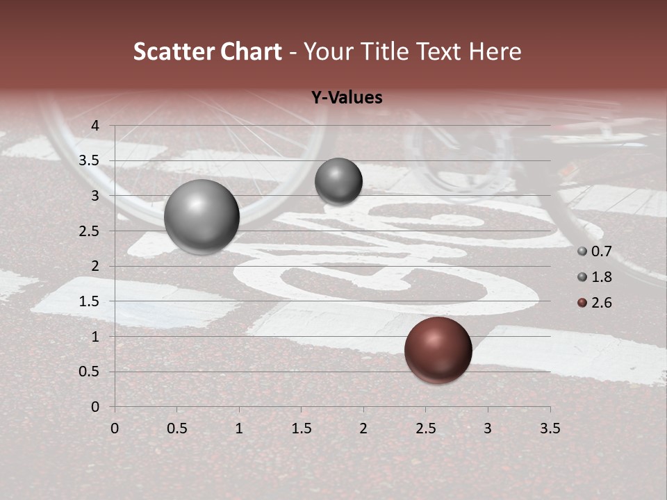 Line Biking Ecological PowerPoint Template