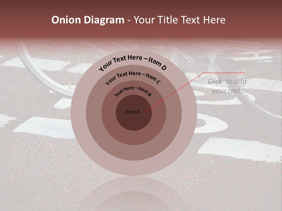 Line Biking Ecological PowerPoint Template