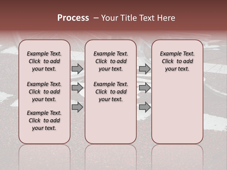 Line Biking Ecological PowerPoint Template