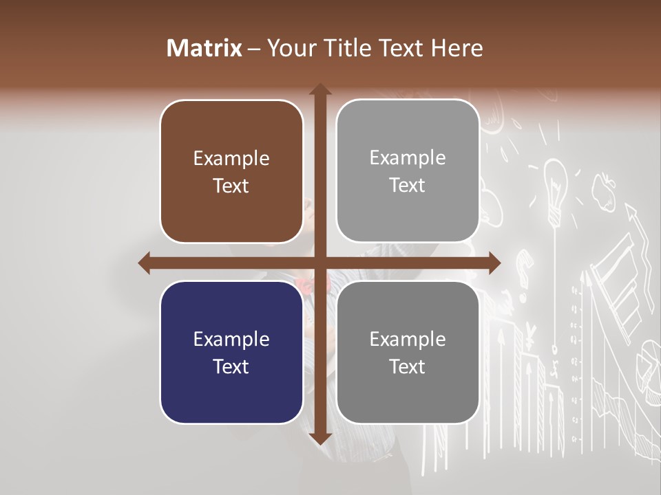 Adult Trendy Student PowerPoint Template