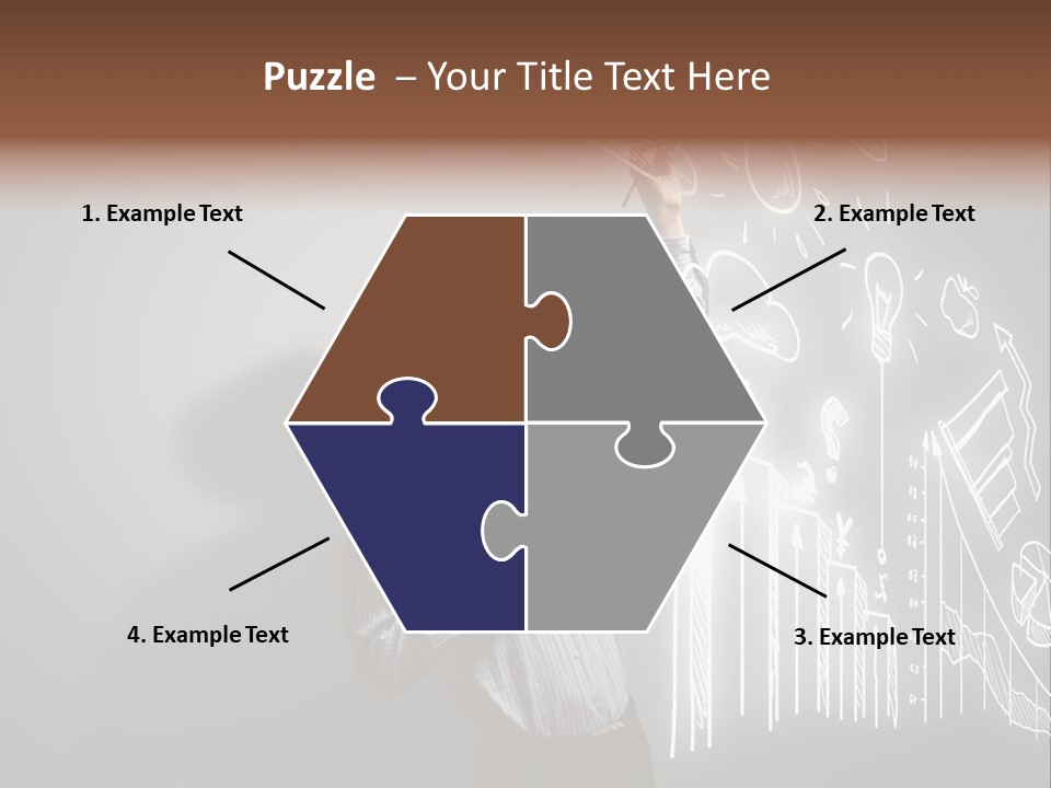 Adult Trendy Student PowerPoint Template