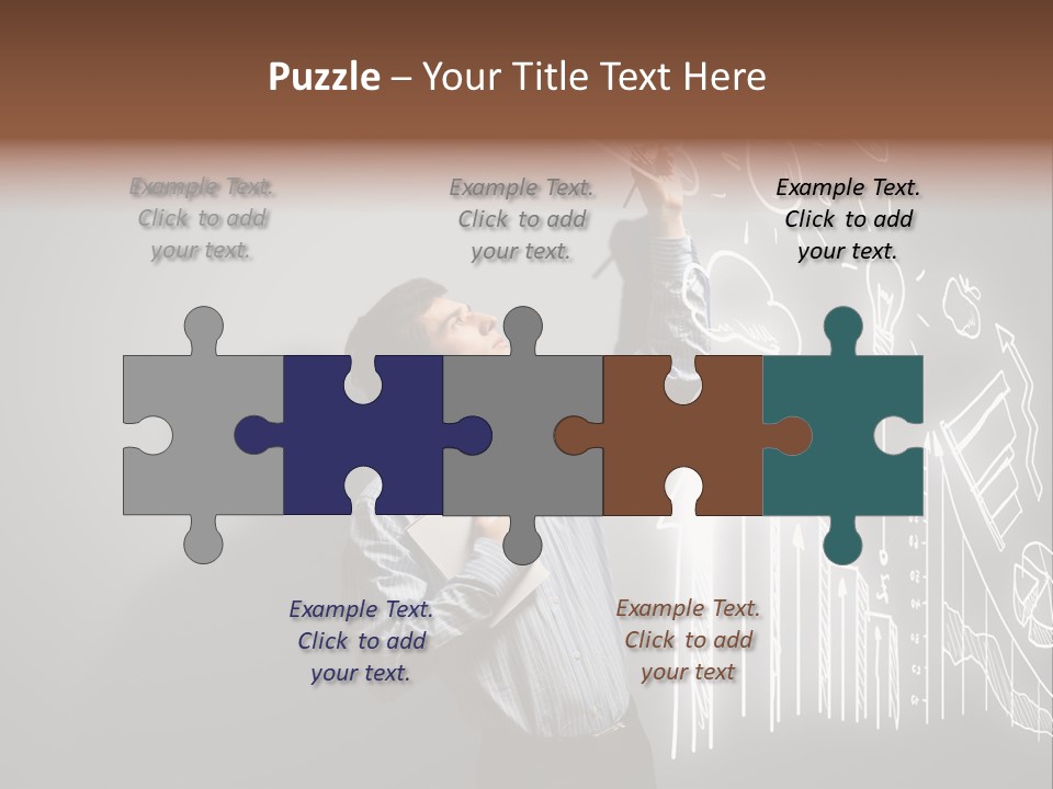 Adult Trendy Student PowerPoint Template