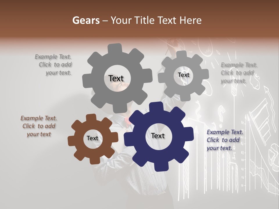 Adult Trendy Student PowerPoint Template