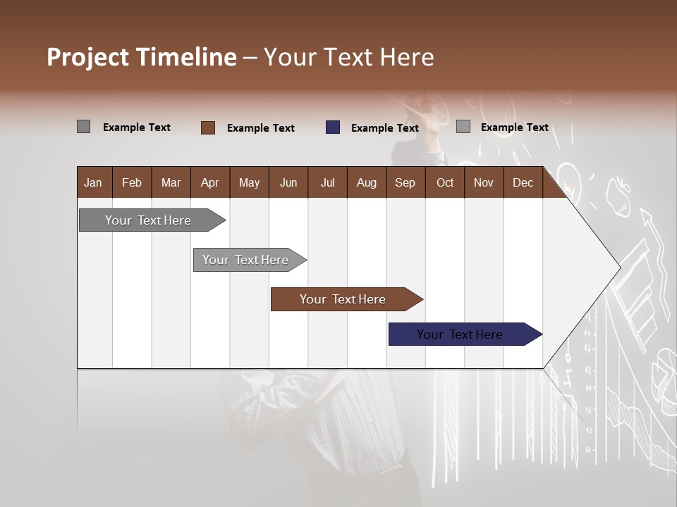 Adult Trendy Student PowerPoint Template