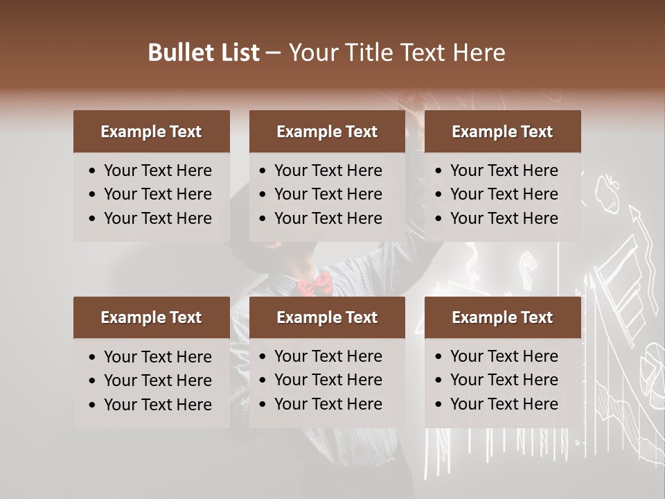 Adult Trendy Student PowerPoint Template