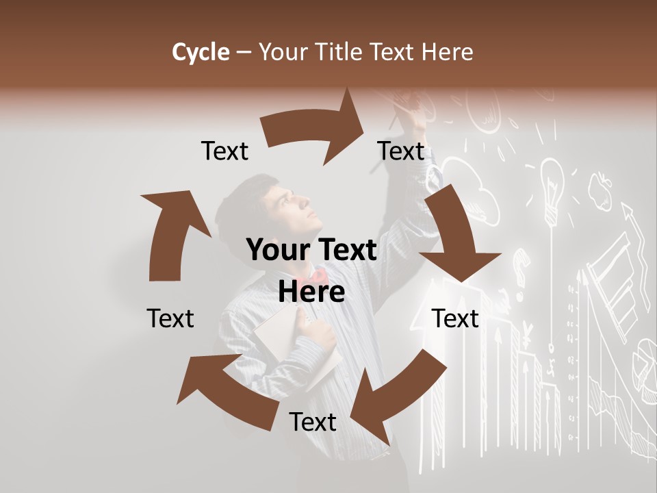 Adult Trendy Student PowerPoint Template