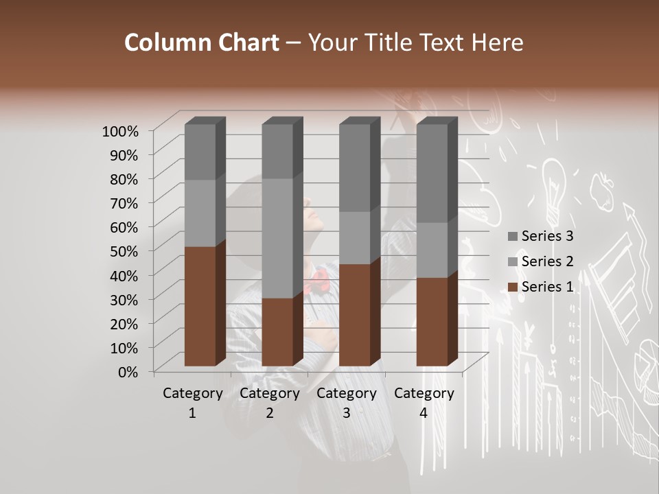 Adult Trendy Student PowerPoint Template