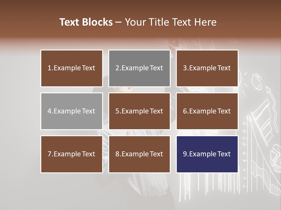 Adult Trendy Student PowerPoint Template