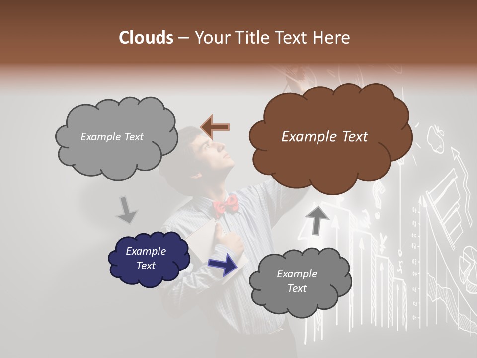 Adult Trendy Student PowerPoint Template