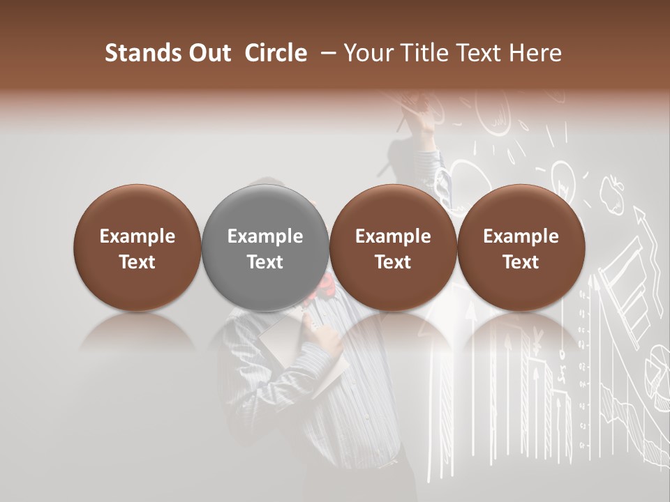 Adult Trendy Student PowerPoint Template