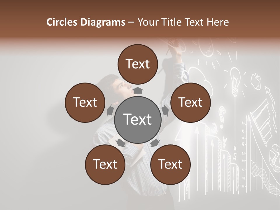 Adult Trendy Student PowerPoint Template